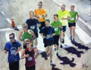 Rosa Balaguer pintura running