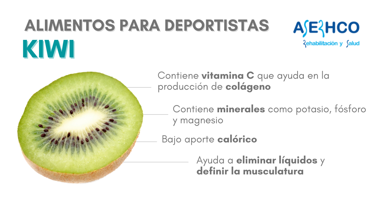 beneficios del kiwi para los deportistas