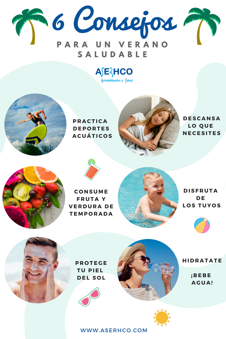 6 consejos verano saludable