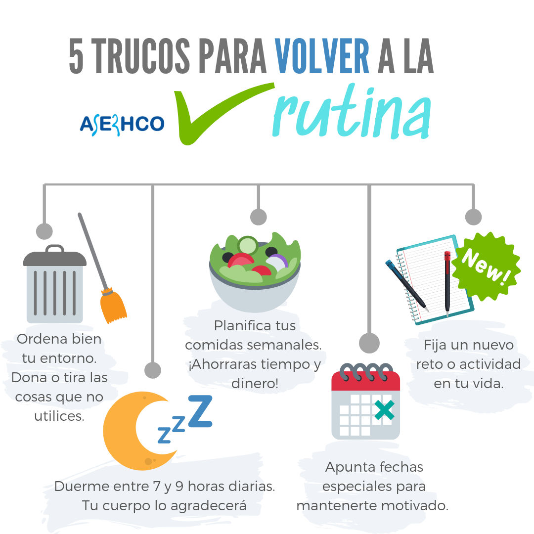 trucos vuelta a la rutina