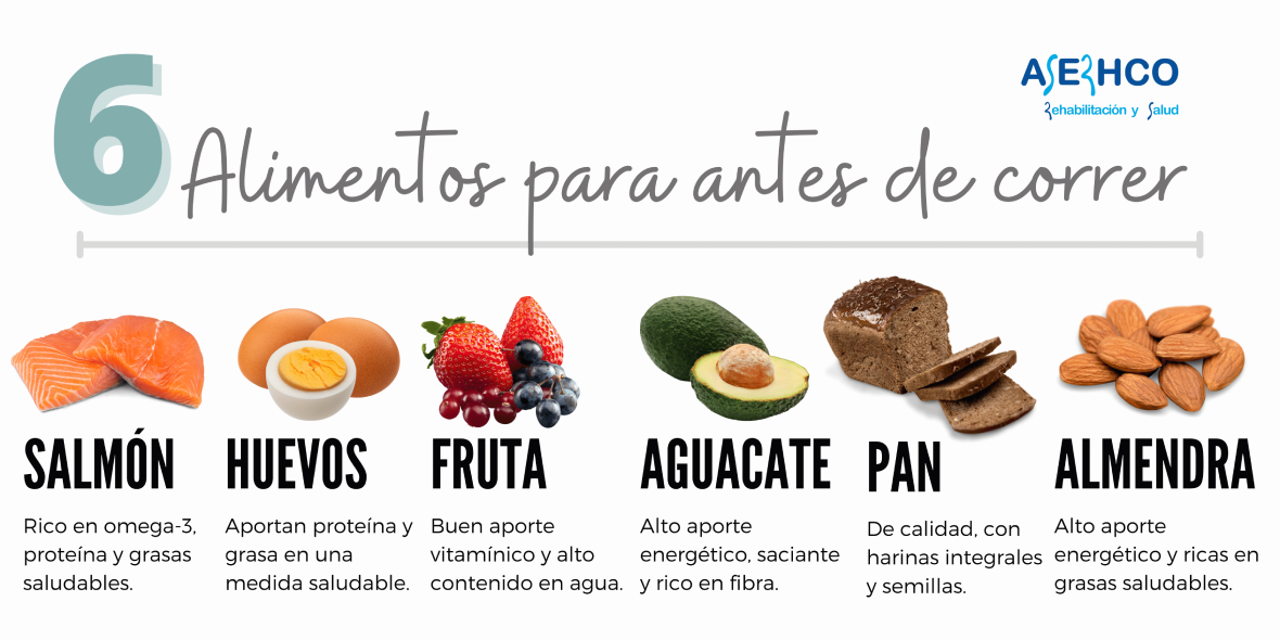 alimentación para runners