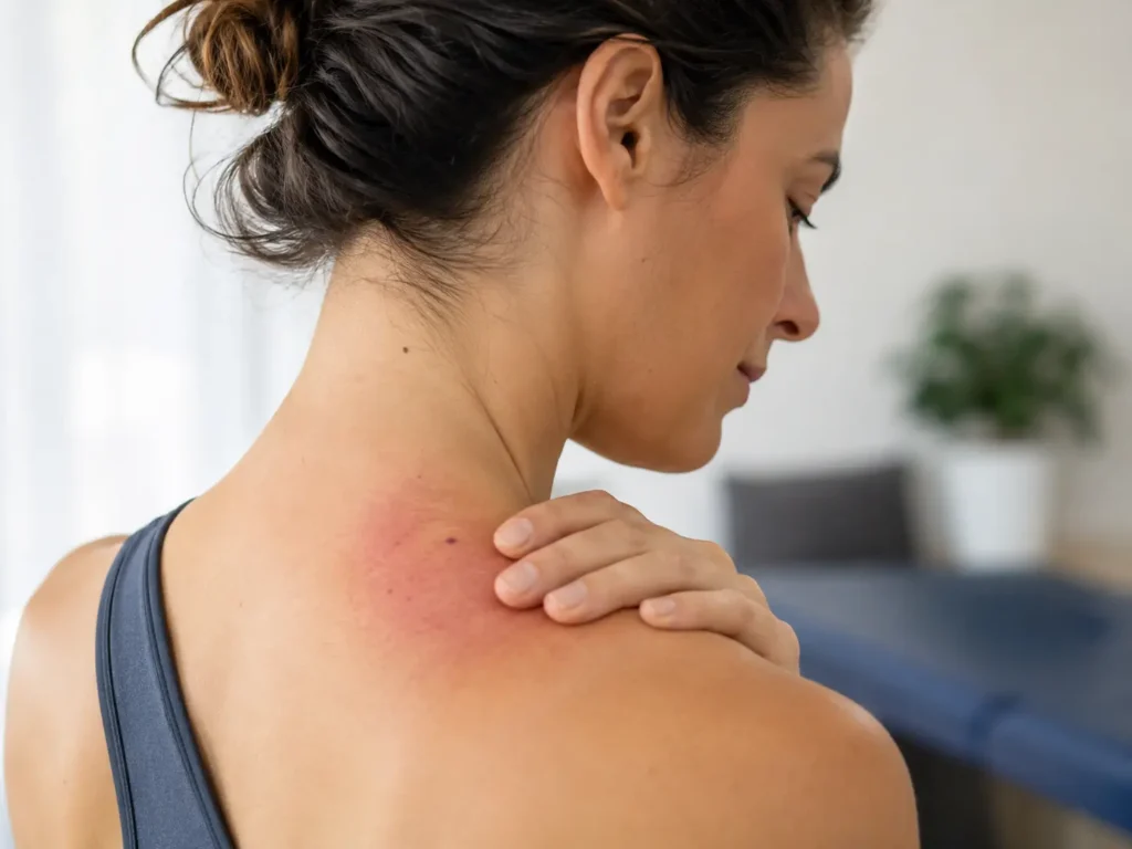 Dolor post-punción seca en zona cervical y trapecio