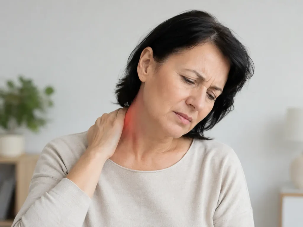 Síntomas de tortícolis: dolor y rigidez cervical